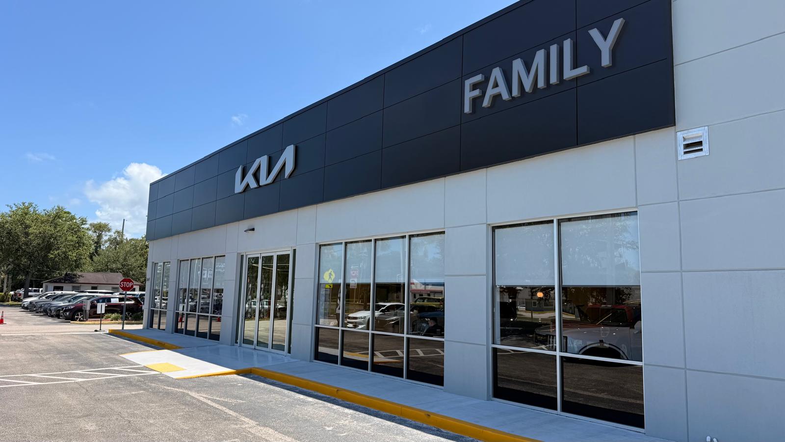 Exterior of Family Kia of St. Augustine dealership