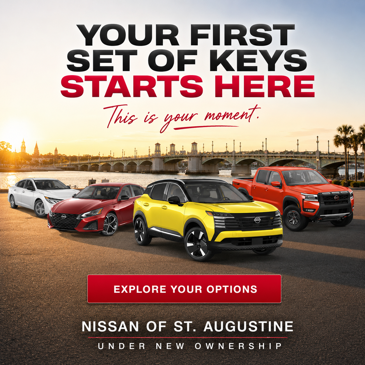 Approved Nissan vehicle options available at Nissan of St. Augustine
